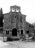 Chiesa di Madonna de Viano - Foto tratta dal libro "Sgurgola nel Medioevo" di Gerum Graziani