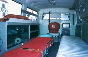 Interno ambulanza Gamma