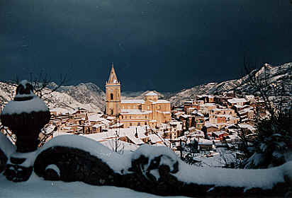 Novara di Sicilia - panorama invernale
