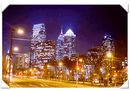 Philadelphia by night