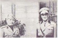 Settembre 1943 - Il Duce ed il Maresciallo alla Rocca delle Caminate, dopo la costituzione del governo della R.S.I.