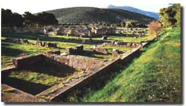 Il santuario di Asclepio ad Epidauro.