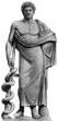 Asclepio-Esculapio, dio della medicina - Scultura antica del Museo Vaticano