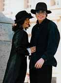 Lisa Marie Presley e suo marito Michael Jackson