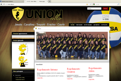 home page www.unionvolley.it
