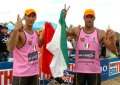 I campioni d'Italia 2005 Varnier e Lione  a Jesolo (foto: Gazzetta dello Sport) 