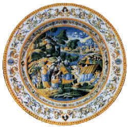 Maiolica della bottega di Orazio Fontana (1565 - 1571)