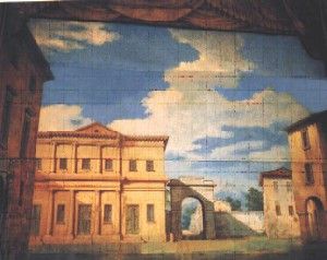 Sipario storico del Teatro Bramante
