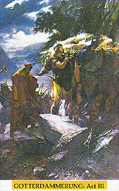 ::Il corpo di Siegfried viene riportato nel castello di Gunther::