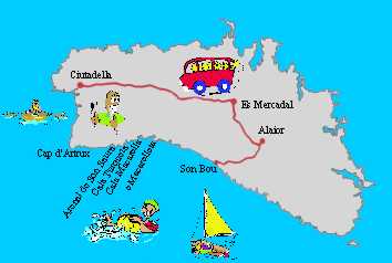 cartina della seconda escursione
