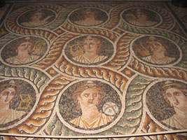 Le nove Muse in mosaico