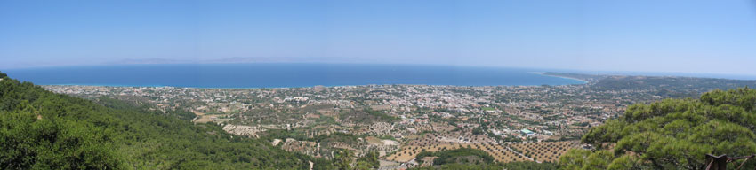 Panorama dal colle Philerimos