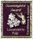 Hummingbird Award Of 
Excellence