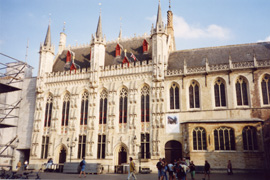 Il municipio di Bruges