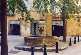 Una delle decine di fontane che popolano Aix-en-Provence