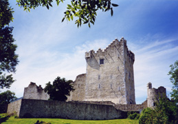 Le mura del Ross Castle