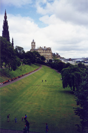 Un parco di Edimburgo