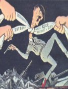 La disfatta di Hitler, caricatura sovietica
