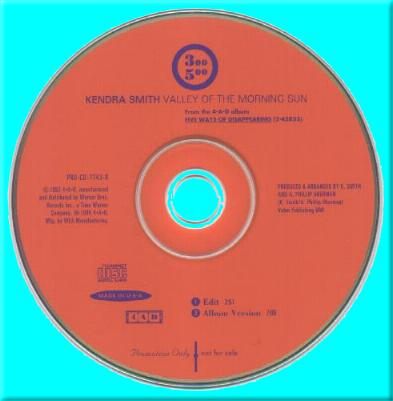 image of Valley of the Morning Sun CD (orange label and blue lettering)