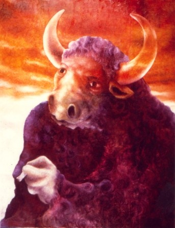 Fuma! (1989), olio su tela, cm 80x100